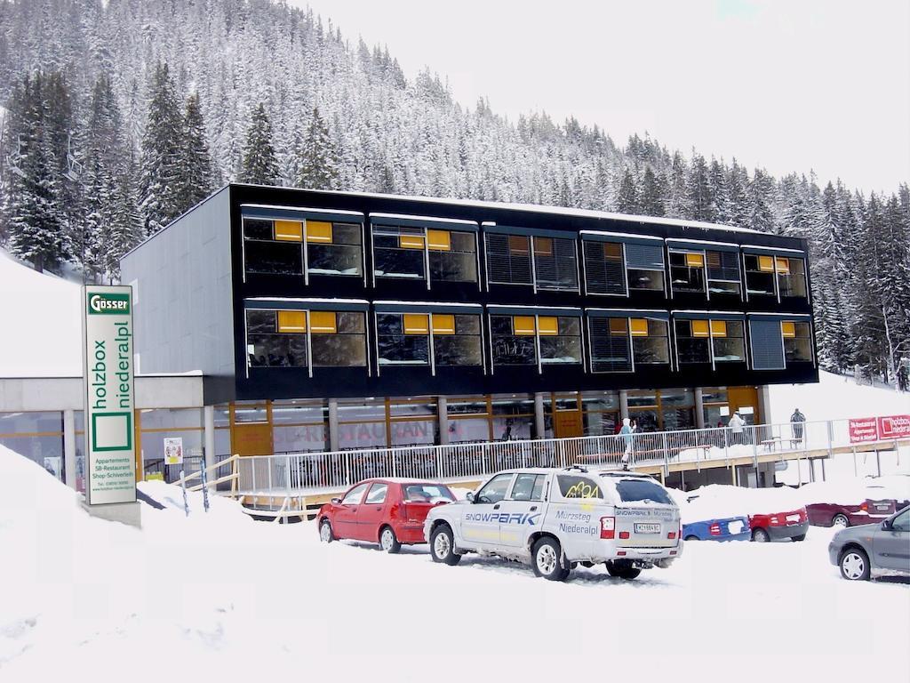 Holzbox Niederalpl Aparthotel Mürzsteg Eksteriør bilde